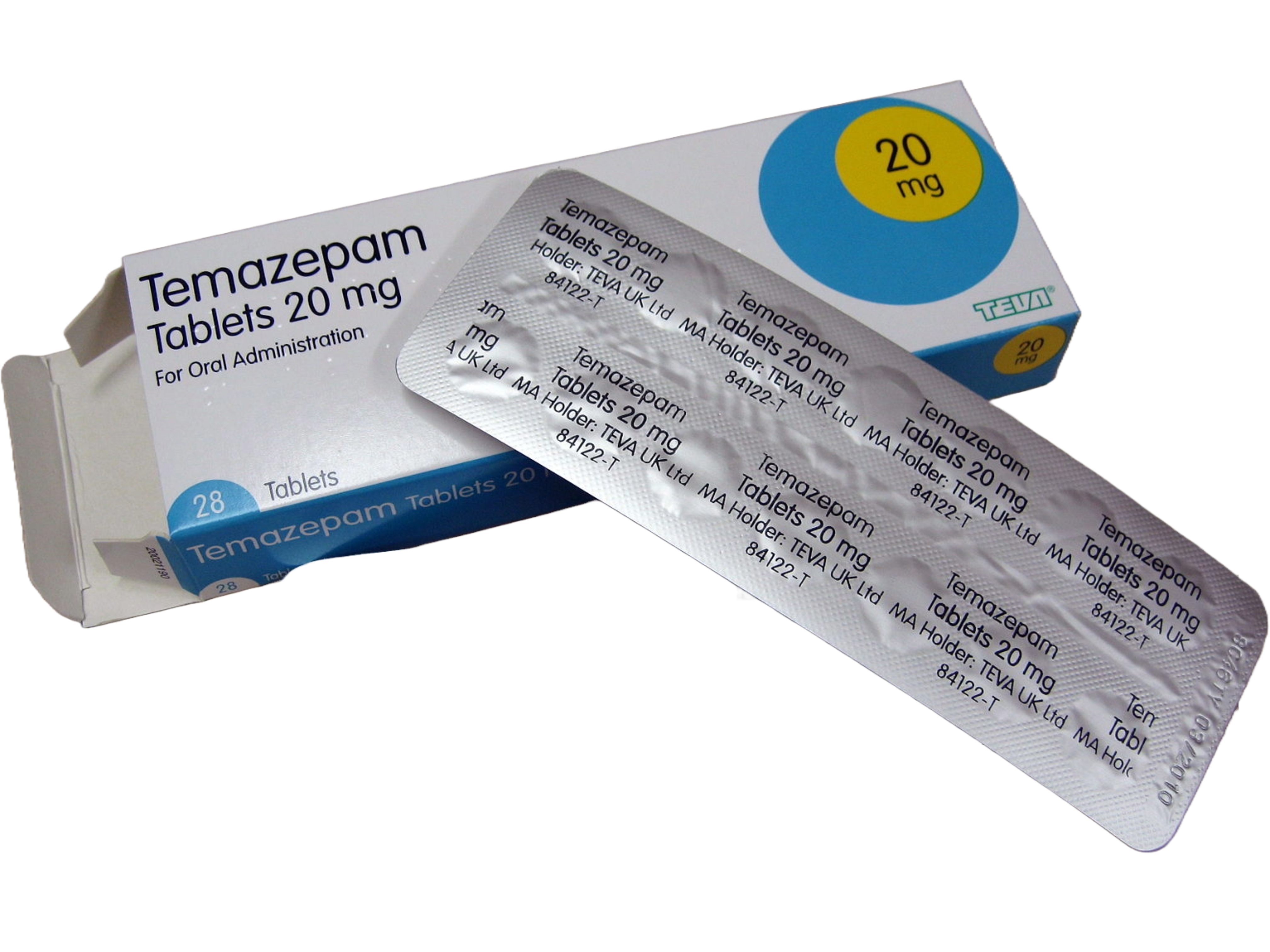 Temazepam 20mg - TEVA